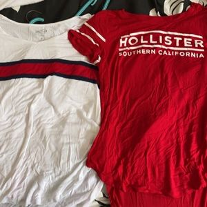 2 hollister tops. great condition